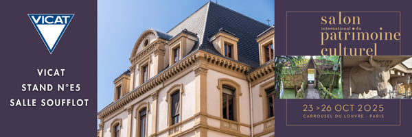 Vicat au Salon International du Patrimoine Culturel 2025