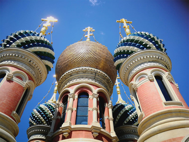 Restauration de l'église orthodoxe russe du Christ Sauveur