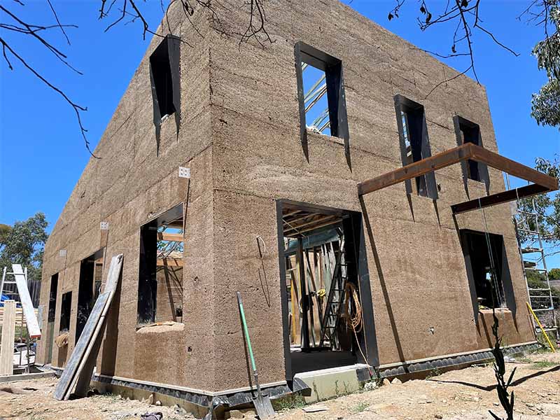 écoconstruction ciment prompt et béton de chanvre
