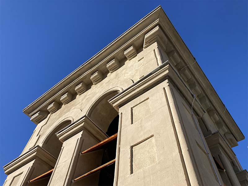 Scheda cantiere - Restauro esterno di una chiesa