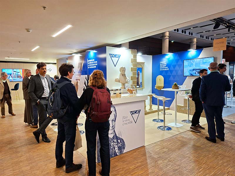 Vicat au Salon International du Patrimoine Culturel 2025