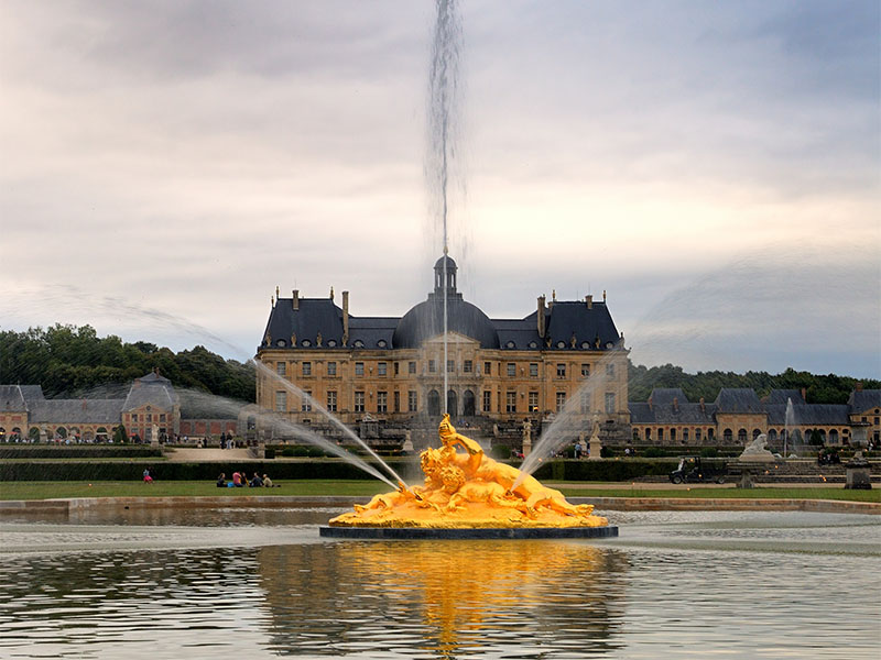 Restoration of the basins at the Château de Vaux-le-Vicomte