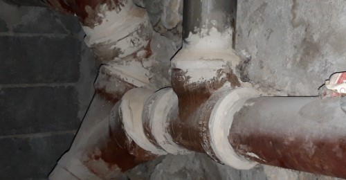 Pipe Connection PVC/cast iron or cast iron/cast iron
