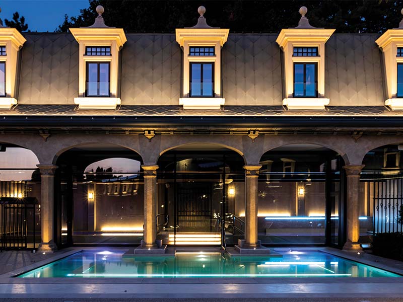 Restoration of the columns at the Terme di Montel