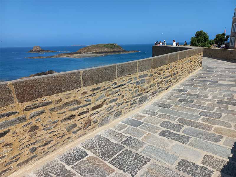 Waterproofing the Rampart Walkway
