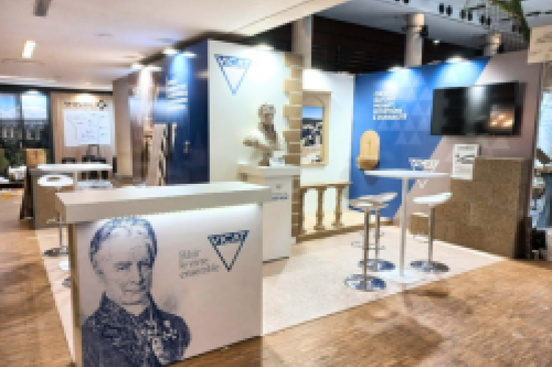 Stand Vicat Salon International du patrimoine