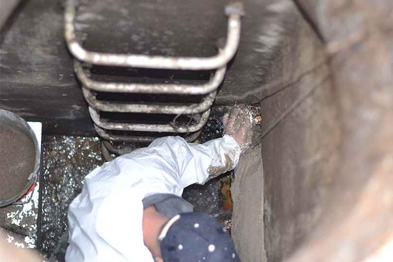 Aveuglement voie d'eau en ciment Prompt Vicat