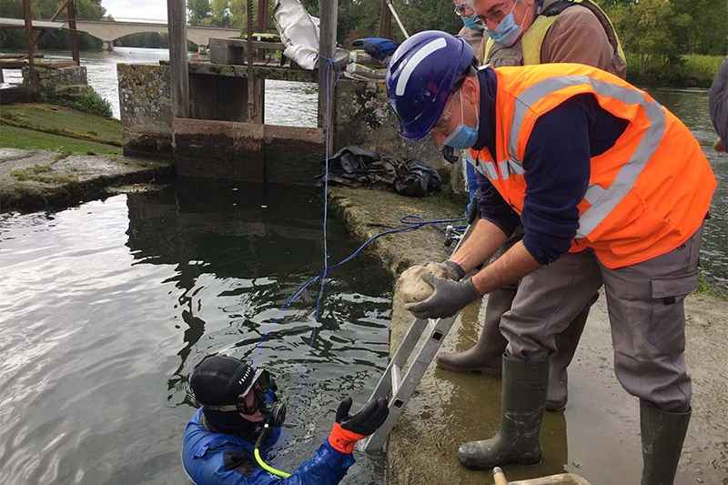 Réparation en immersion