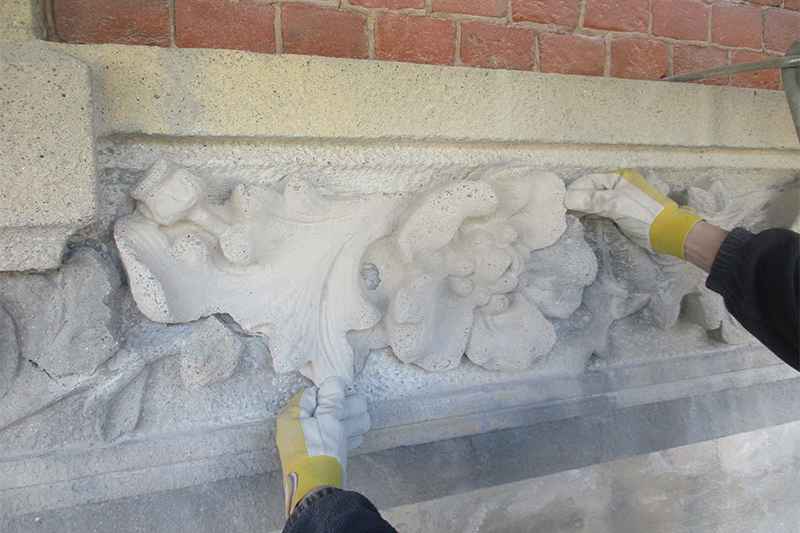 Restoration of Decorative Elements in PROMPT Cement