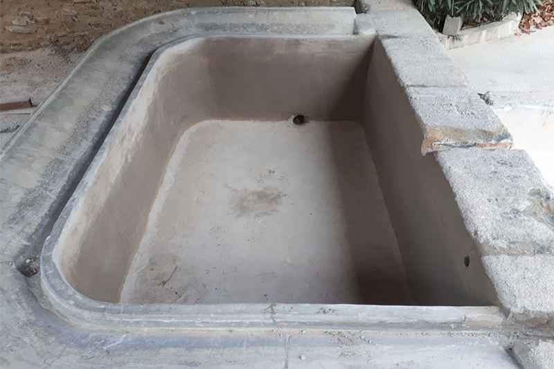 Imperméabilisation d'un lavoir