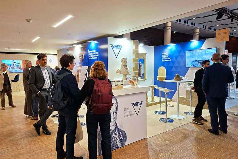 Stand Ciment naturel prompt salon du patrimoine