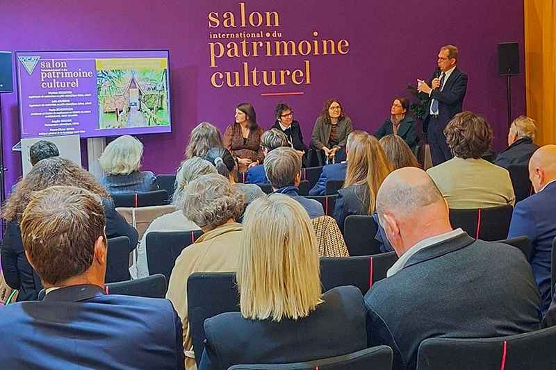Conférence Vicat au salon du patrimoine