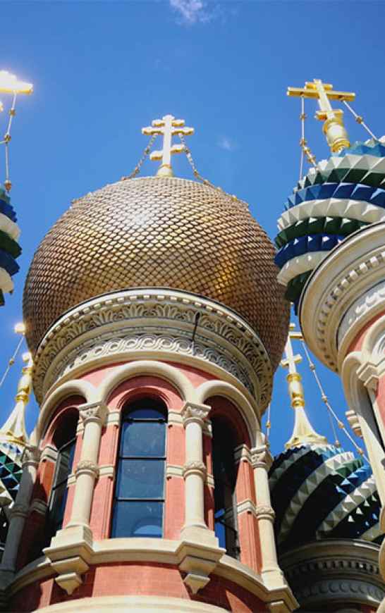 Restauration de l'église orthodoxe russe du Christ Sauveur